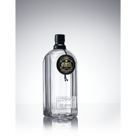 The Jewel Of Russia ULTRA BLACK LABEL Vodka 1 LITER