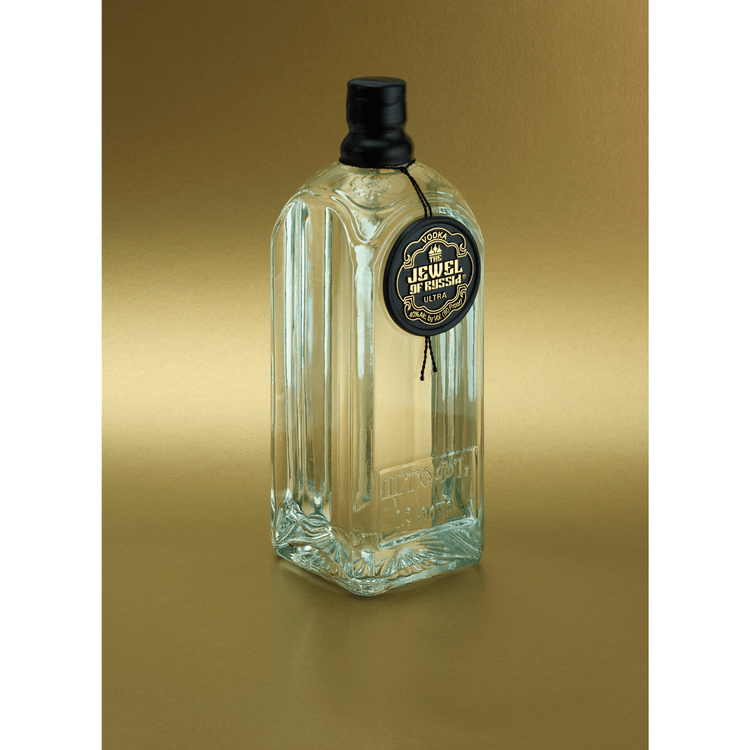 The Jewel Of Russia ULTRA BLACK LABEL Vodka 1 LITER - Jewel of Russia