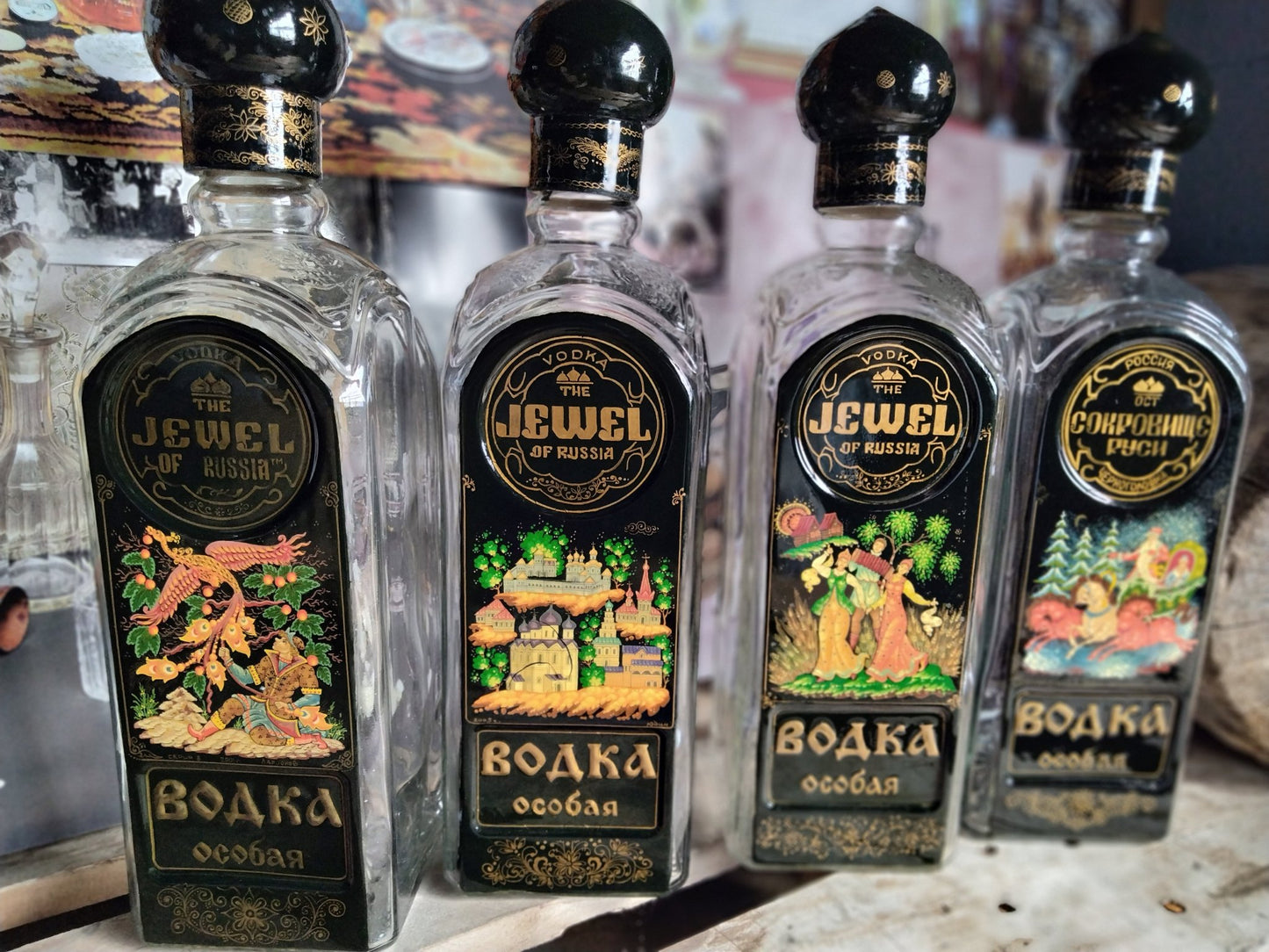 The Jewel Of Russia Ultra Limited Back Bar Display Bottle ( ONE BOTTLE 3 Liter volume, Empty) - Jewel of Russia